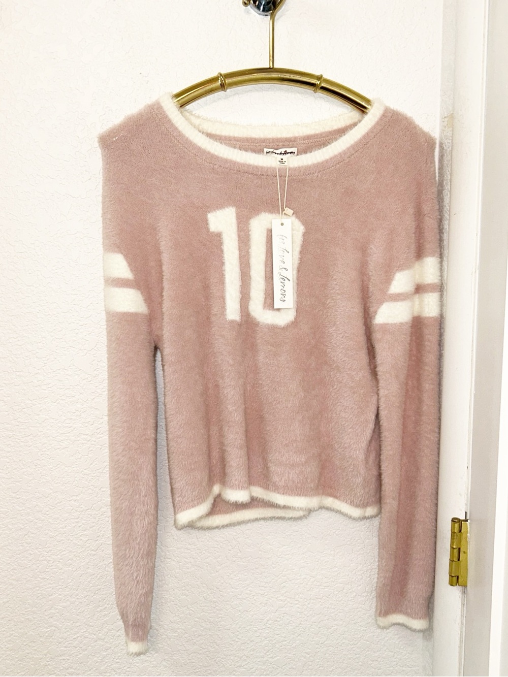 NwT FOR LOVE & LEMONS The Founded in ‘10 Faux Mohair Super Soft Sweater SZ: M